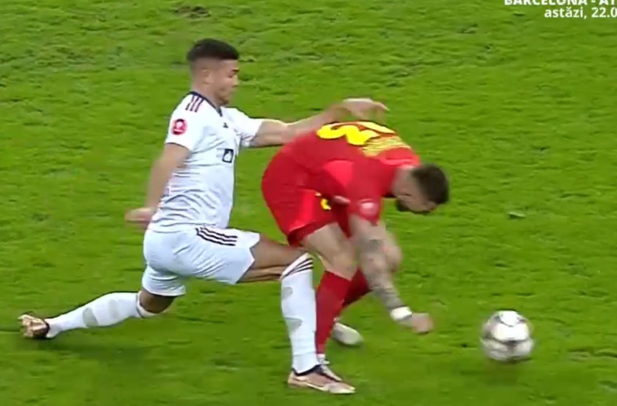 L-a faultat sau nu pe Ovidiu Popescu? Gol controversat în FCSB - Oțelul, validat după 3 minute de analiză VAR