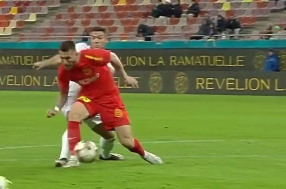 L-a faultat sau nu pe Ovidiu Popescu? Gol controversat în FCSB - Oțelul, validat după 3 minute de analiză VAR