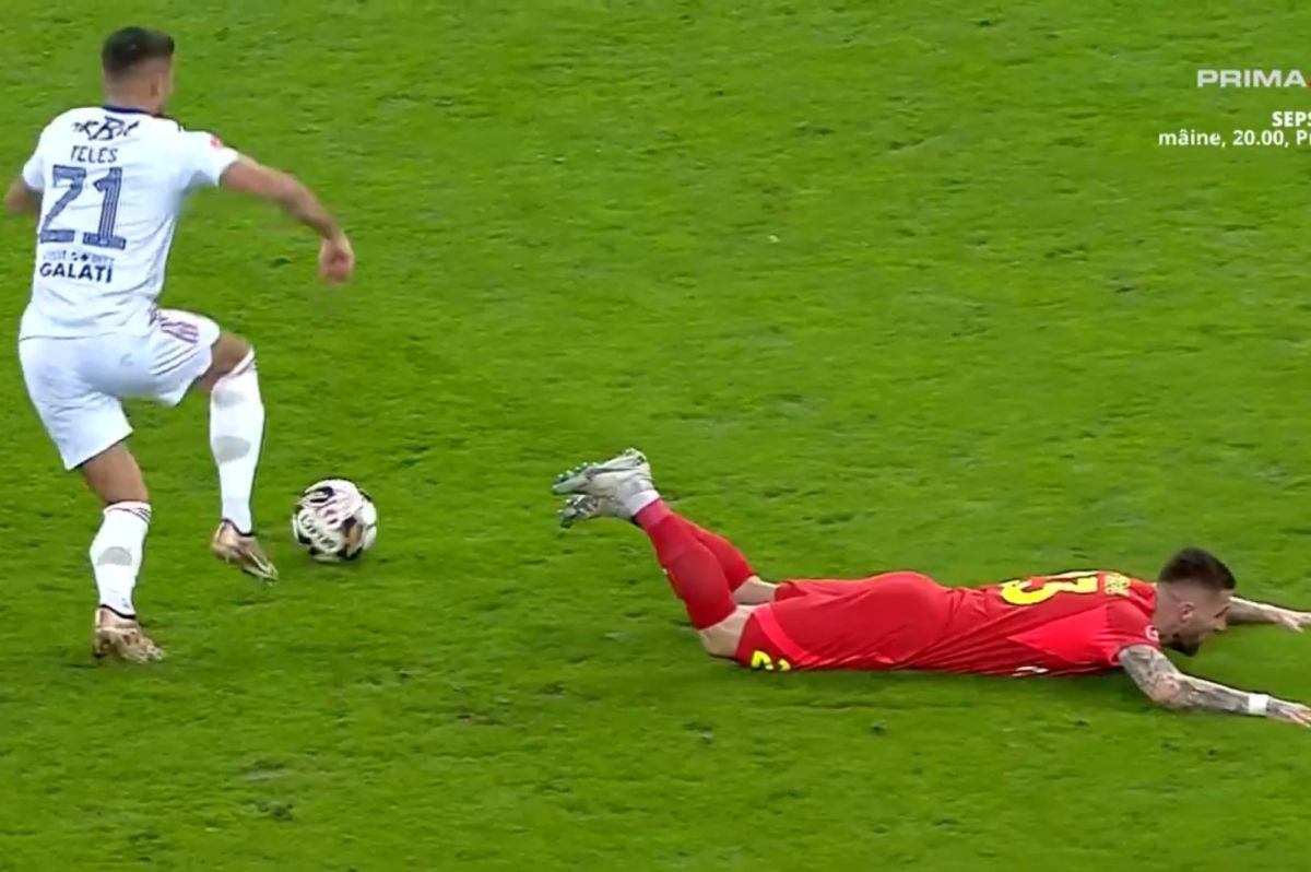 L-a faultat sau nu pe Ovidiu Popescu? Gol controversat în FCSB - Oțelul, validat după 3 minute de analiză VAR