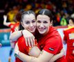 Rebeca Necula și Ștefania Jipa / România - Serbia la Euro 2024, handbal feminin // Photos © EHF/kolektiff