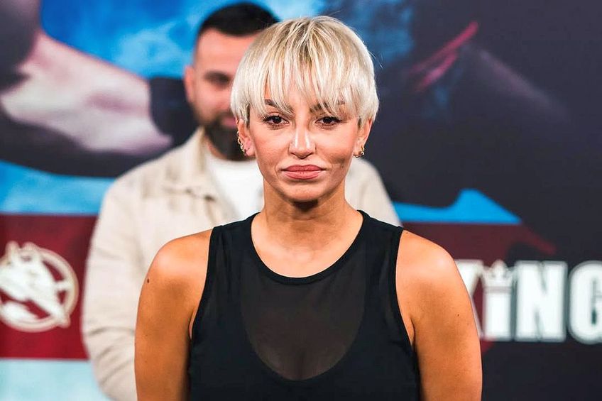 Giulia, învinsă în ringul de box în doar câteva secunde de o influenceriță maghiară. Foto: Instagram