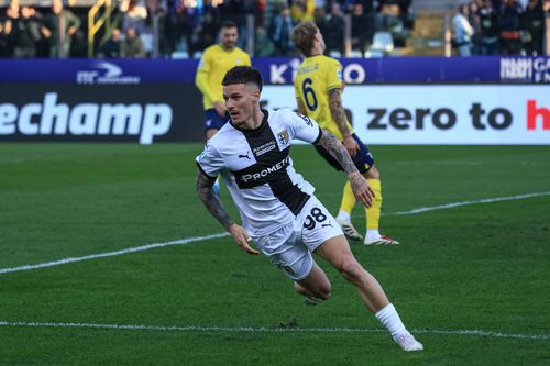 Dennis Man a deschis scorul în succesul cu Lazio (3-1) duminică, pe Ennio Tardini / Foto: Imago