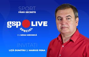 GSP Live Special cu Mihai Mironică » Fotbalul trece în planul secund, după pierderea lui Helmut Duckadam. Liță Dumitru și Marius Pena, prezenți în studio