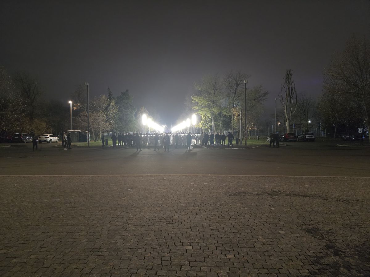 Peluza Sud Steaua a ajuns la Arena Națională pentru a-și lua rămas-bun de la Helmut Duckadam