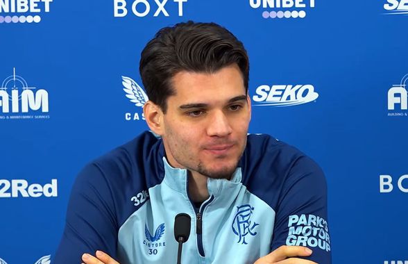 Ianis Hagi, prima conferință de presă la Rangers după mai bine de un an: „Nu această perioadă a reprezentat cel mai mare test”
