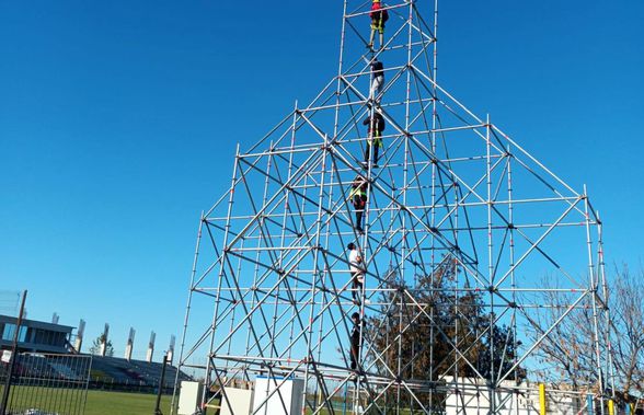 Borcea se transformă pentru meciul istoric cu FCSB! Imagini tari din comuna care va găzdui campioana României