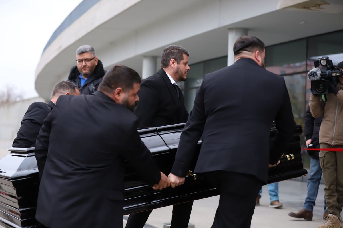 Imagini de la Arena Națională, unde va fi depus Helmut Duckadam