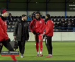 Mamadou Karamoko s-a accidentat la încălzire înainte de Farul - Dinamo // FOTO: captură Prima Sport