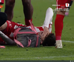 Alexandru Matei s-a accidentat grav în UTA - FCSB // FOTO: captură Prima Sport