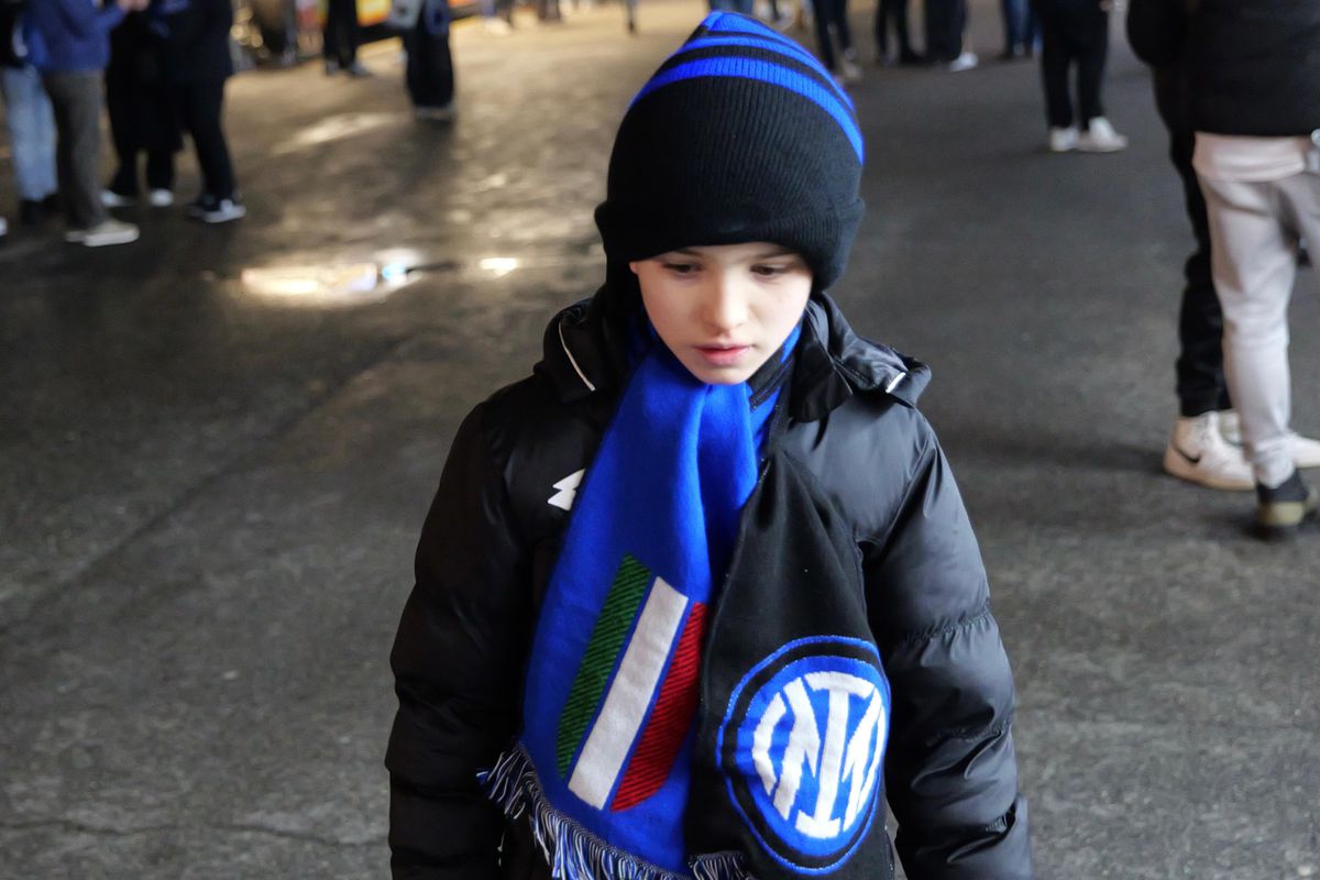 Imagini înaintea meciului Inter - Venezia