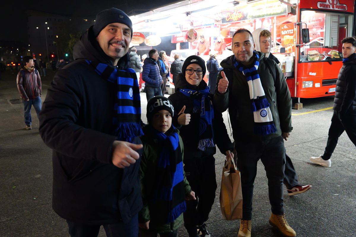 Imagini înaintea meciului Inter - Venezia