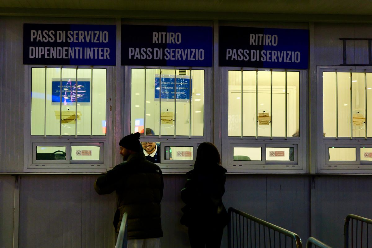 Imagini înaintea meciului Inter - Venezia