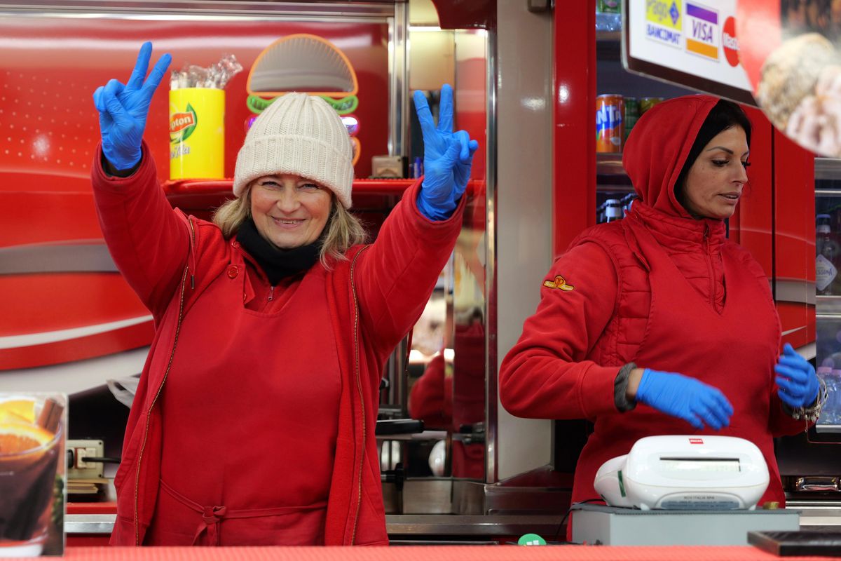 Imagini înaintea meciului Inter - Venezia