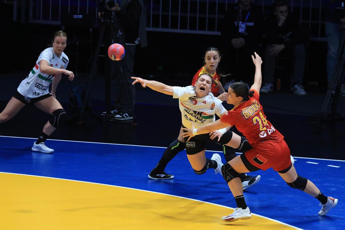 Imagini din meciul Ungaria - România, CM 2025 de handbal feminin
