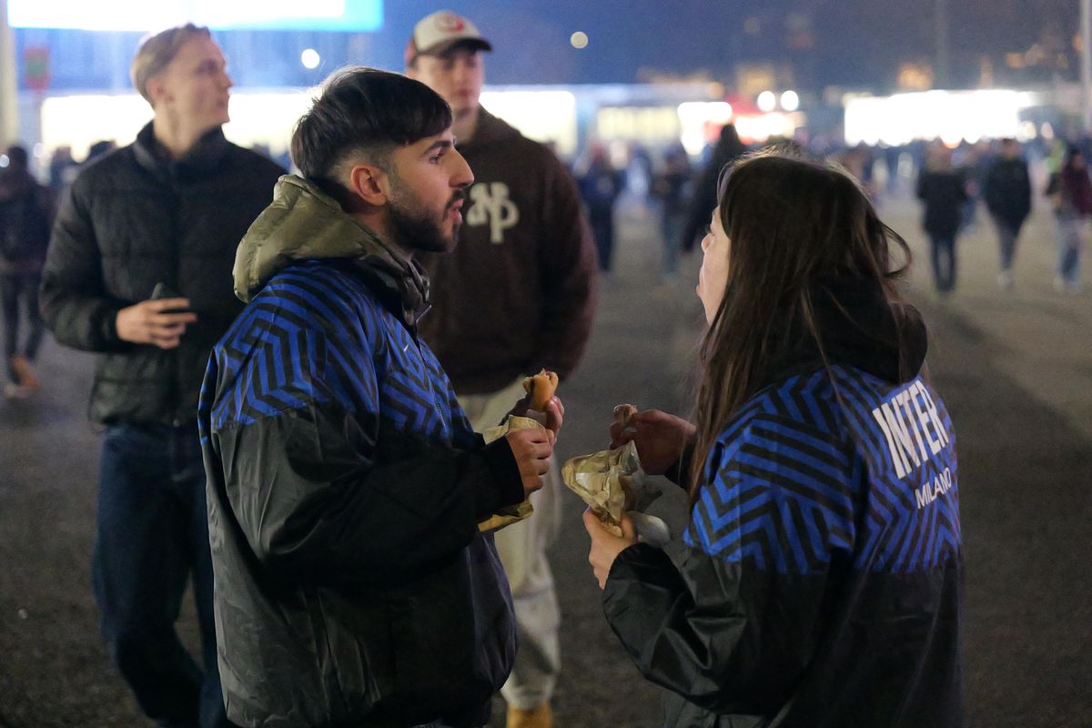Imagini înaintea meciului Inter - Venezia
