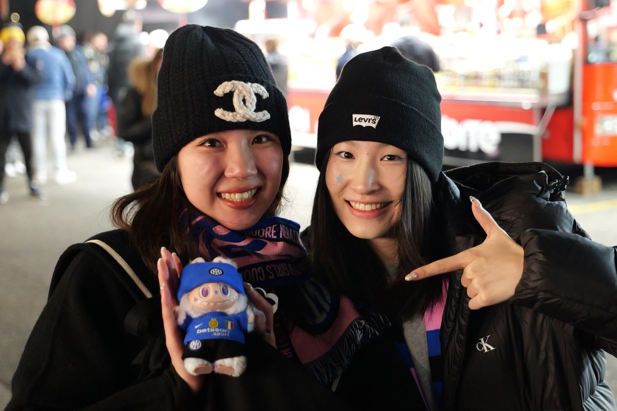 Imagini înaintea meciului Inter - Venezia