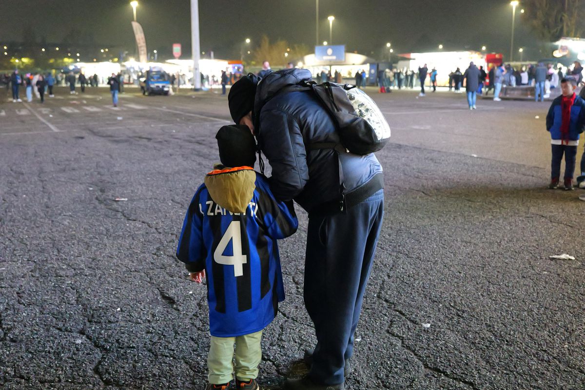 Imagini înaintea meciului Inter - Venezia
