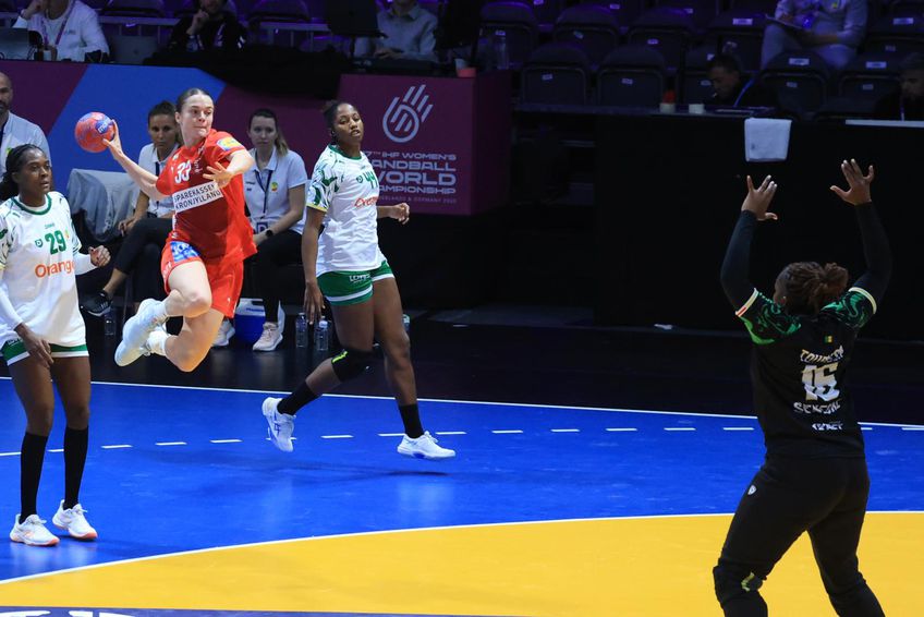 Emma Friis în Danemarca - Senegal / FOTO: Ionuț Iordache (GSP.ro)