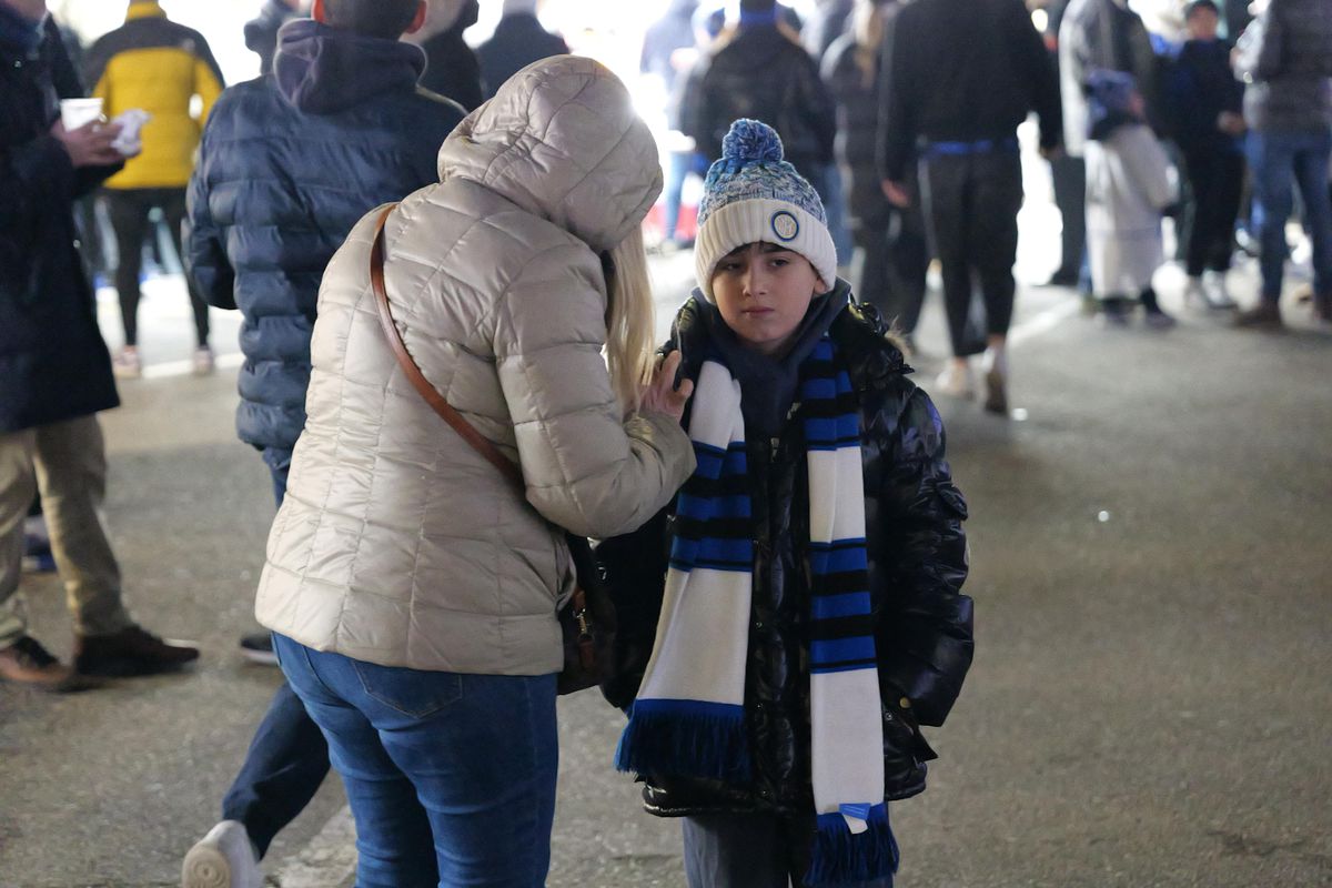 Imagini înaintea meciului Inter - Venezia