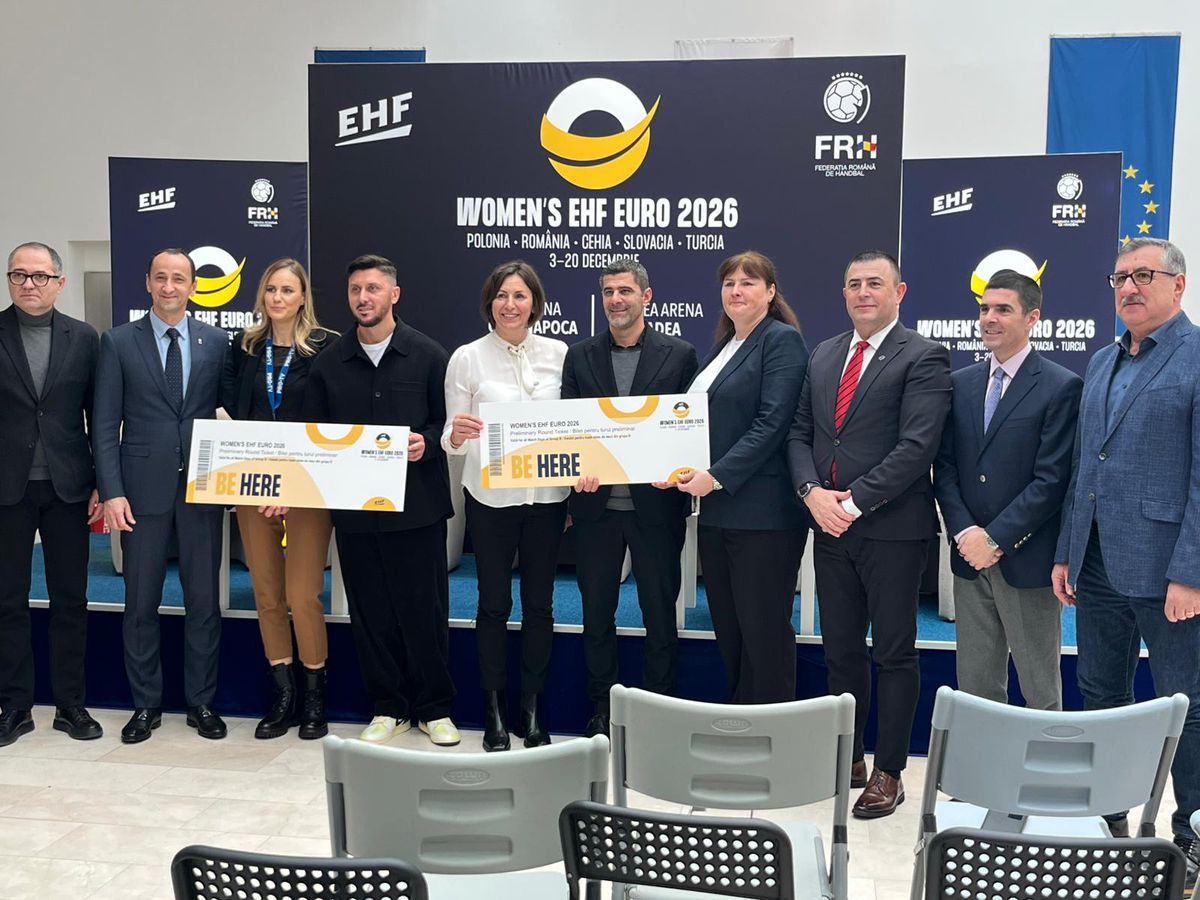 FRH a lansat azi platforma de ticketing pentru Campionatul European de handbal feminin din 2026 găzduit de România: cât costă biletele
