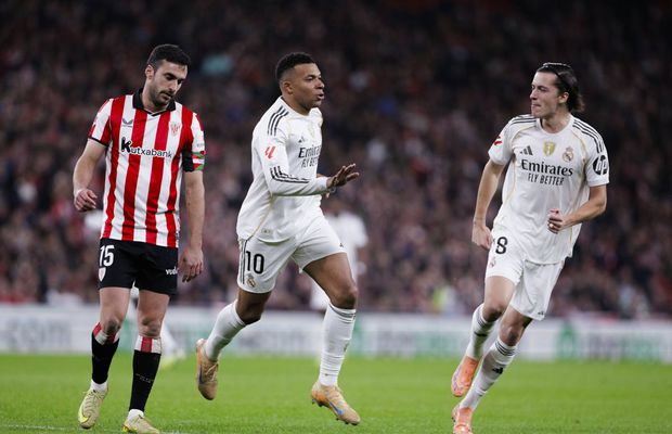 Victorie la scor de neprezentare în Athletic Bilbao - Real Madrid » „Galacticii” veneau după trei egaluri în La Liga