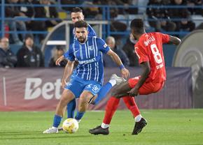 Farul - Dinamo, în grupele Cupei României Betano: șutul lui Stoinov e respins cu greu de Munteanu