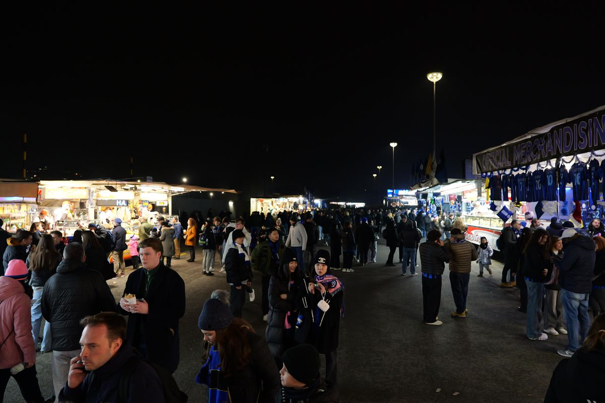 Imagini înaintea meciului Inter - Venezia