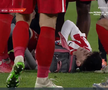 Alexandru Matei s-a accidentat grav în UTA - FCSB // FOTO: captură Prima Sport