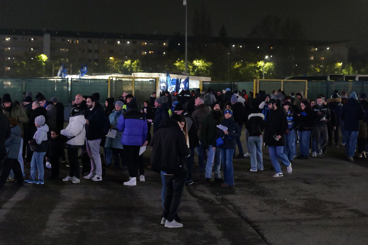 Imagini înaintea meciului Inter - Venezia