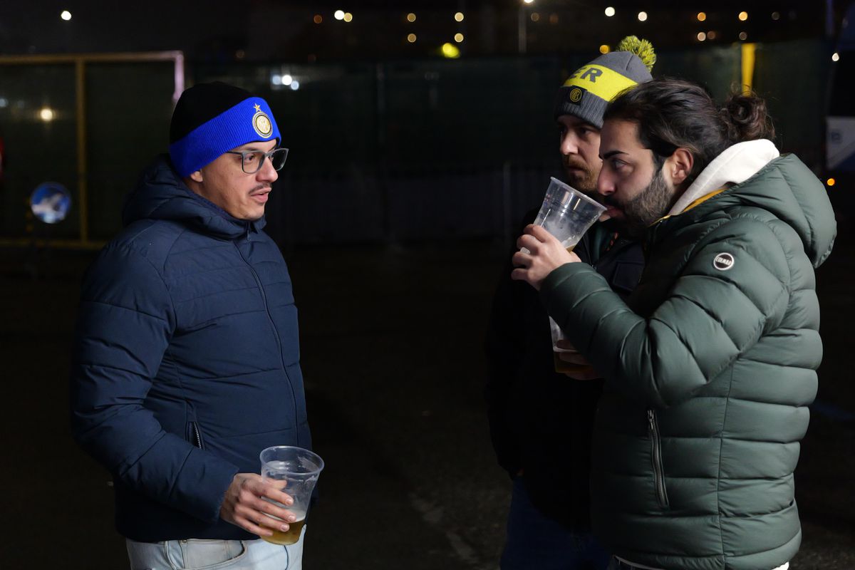 Imagini înaintea meciului Inter - Venezia