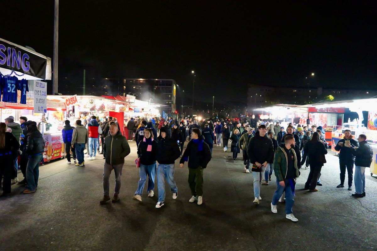Imagini înaintea meciului Inter - Venezia