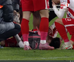 Alexandru Matei s-a accidentat grav în UTA - FCSB // FOTO: captură Prima Sport