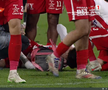 Alexandru Matei s-a accidentat grav în UTA - FCSB // FOTO: captură Prima Sport