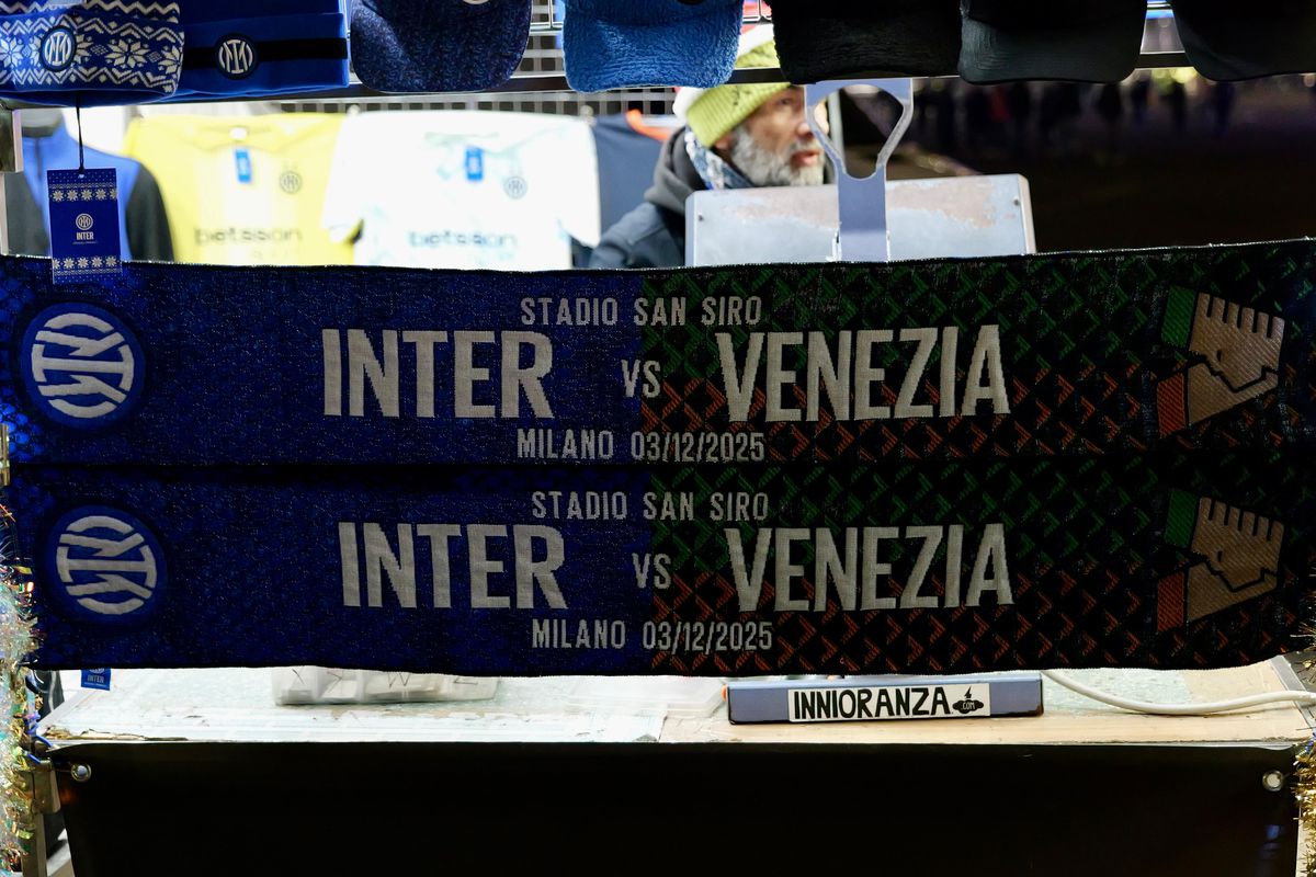 Imagini înaintea meciului Inter - Venezia
