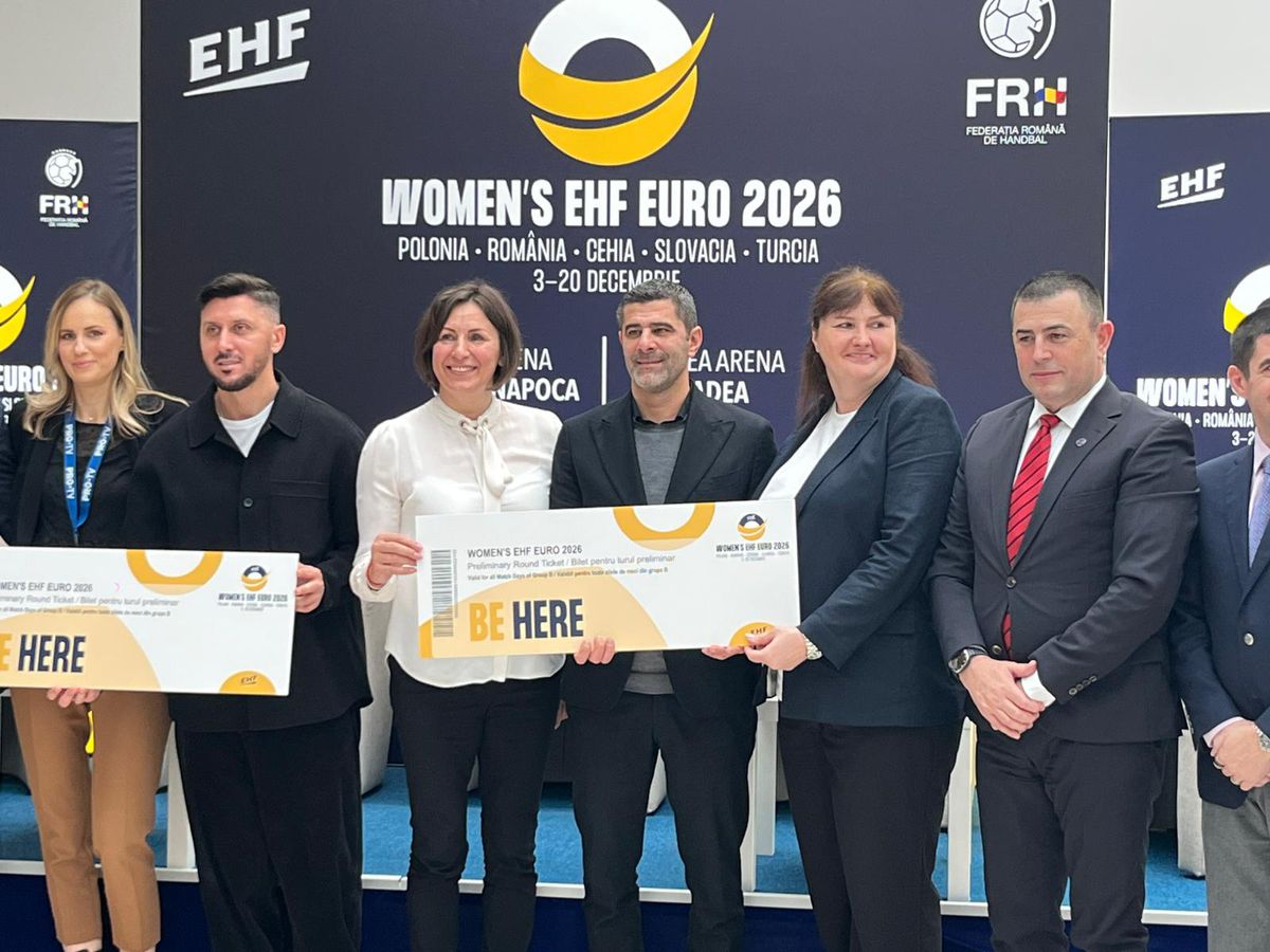 FRH a lansat azi platforma de ticketing pentru Campionatul European de handbal feminin din 2026 găzduit de România: cât costă biletele