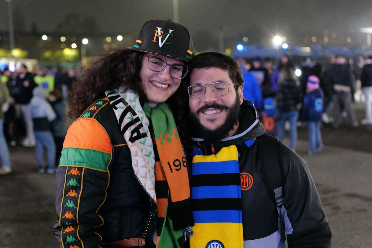 Imagini înaintea meciului Inter - Venezia