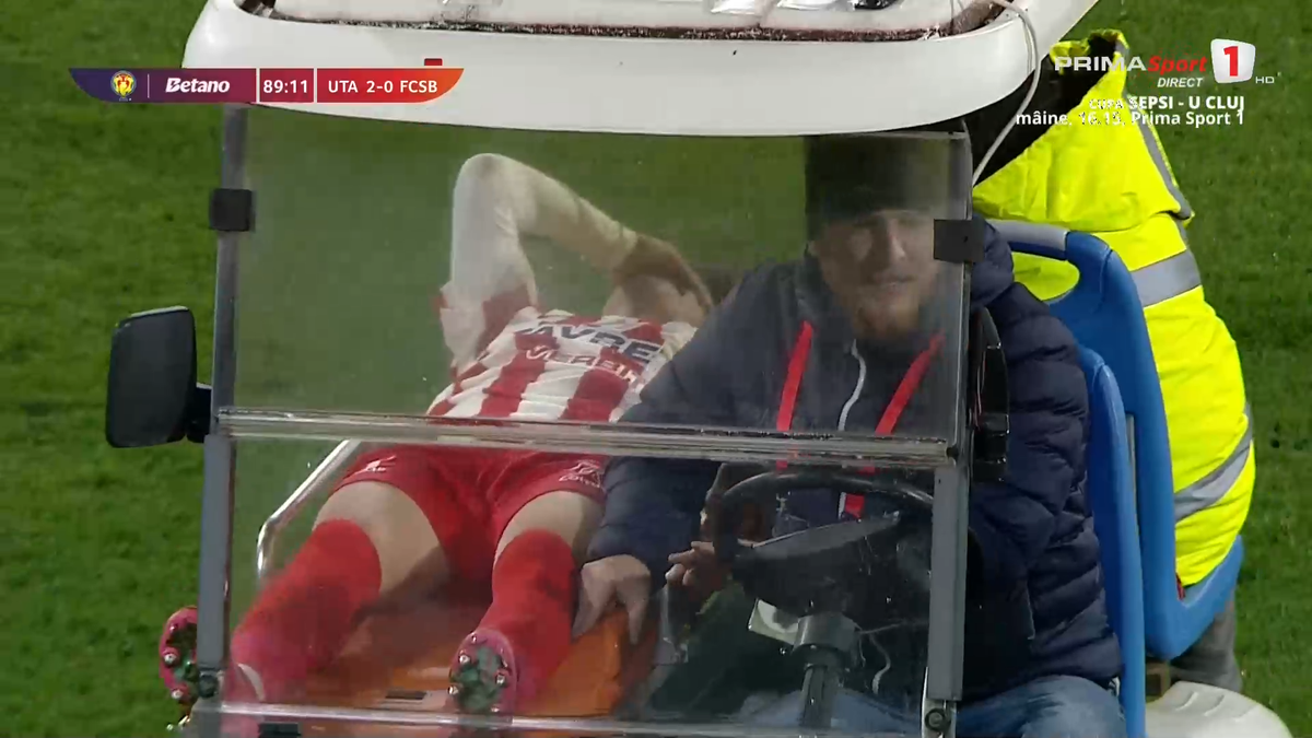 Alexandru Matei s-a accidentat grav în UTA - FCSB