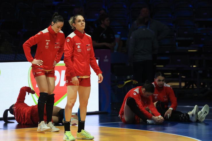 Eva Kerekes / România - Ungaria, imagini de la încălzire la CM de handbal feminin 2025 / FOTO: Ionuț Iordache (GSP.ro)