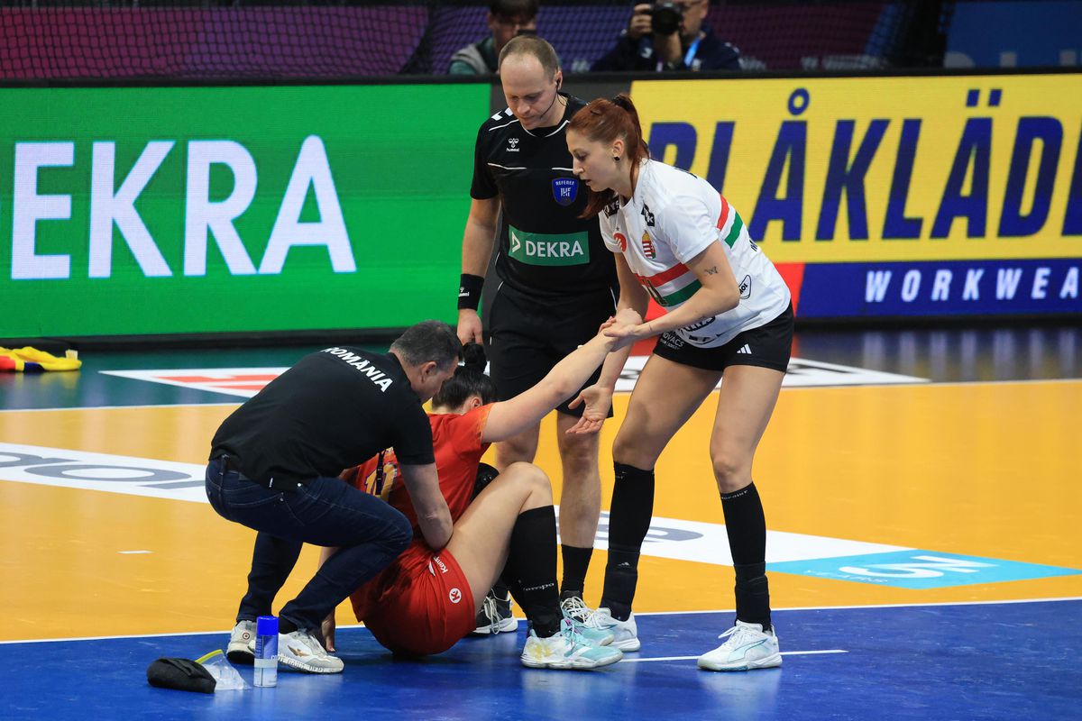 Imagini din meciul Ungaria - România, CM 2025 de handbal feminin
