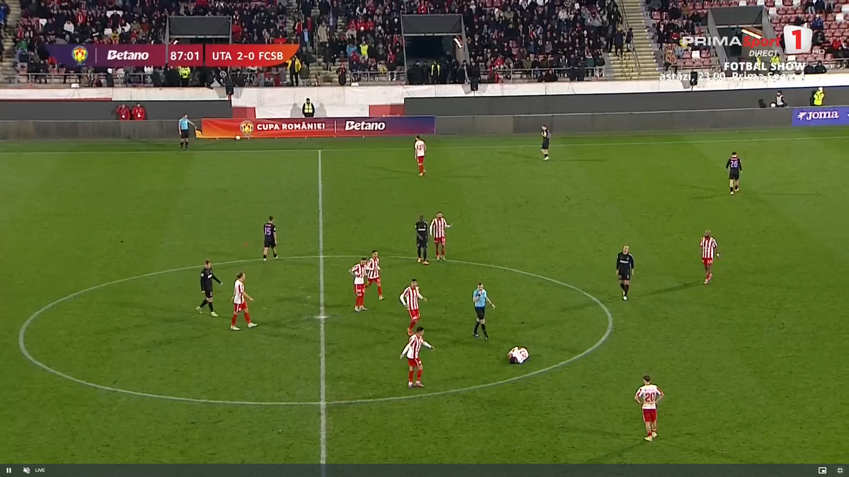 Alexandru Matei s-a accidentat grav în UTA - FCSB