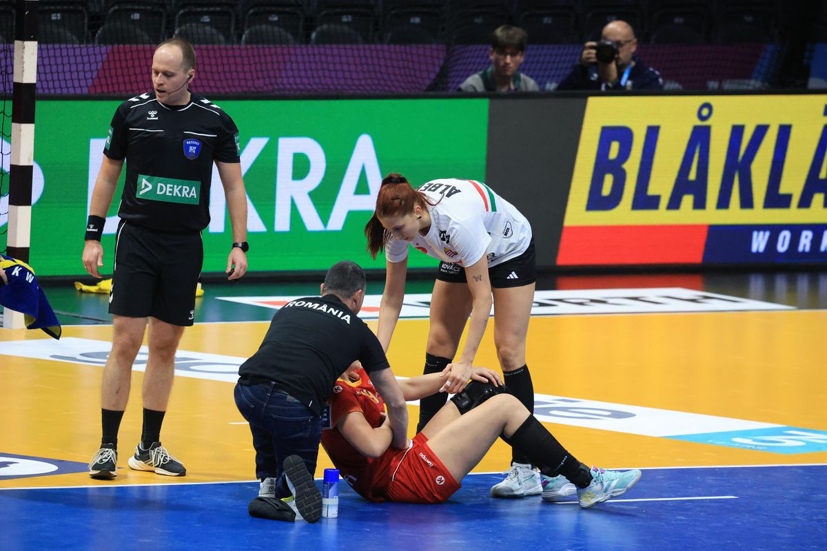 Imagini din meciul Ungaria - România, CM 2025 de handbal feminin