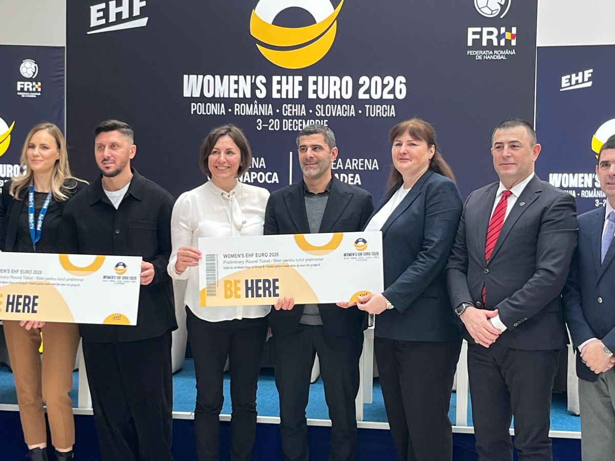 FRH a lansat azi platforma de ticketing pentru Campionatul European de handbal feminin din 2026 găzduit de România: cât costă biletele