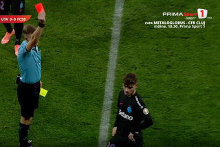 Fault violent în UTA - FCSB! La debut, tânărul de 18 ani al campioanei a văzut direct cartonașul roșu