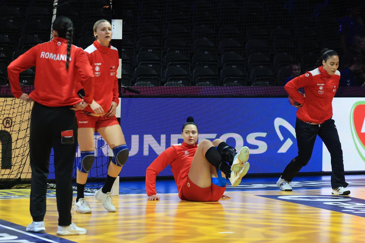 Imagini de la încălzire în Ungaria - România, CM 2025