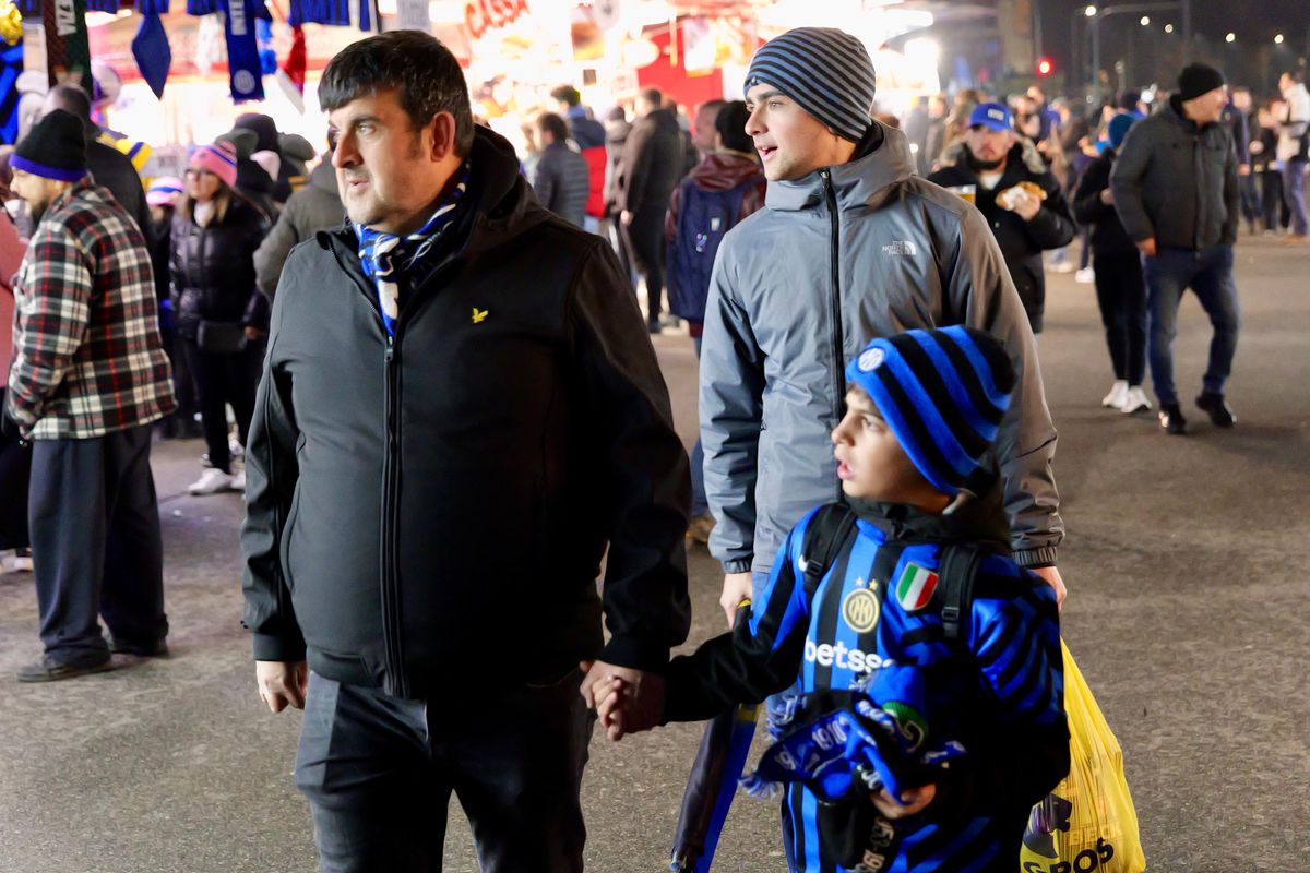 Imagini înaintea meciului Inter - Venezia