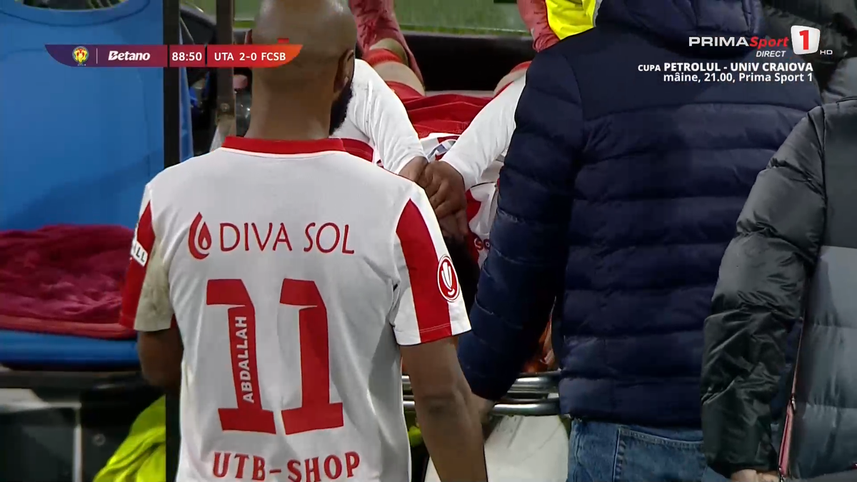 Alexandru Matei s-a accidentat grav în UTA - FCSB