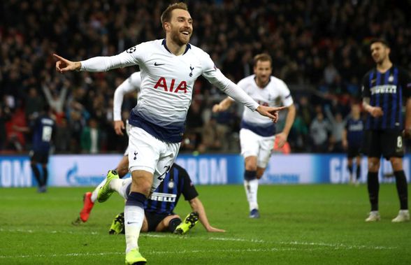 Christian Eriksen pleacă de la Tottenham » Acord iminent cu Inter