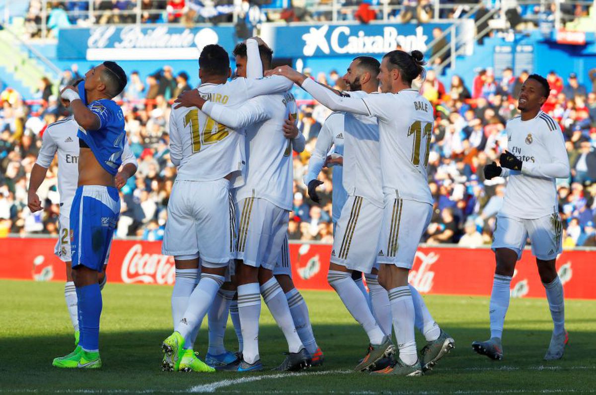 GETAFE - REAL MADRID 0-3 // FOTO Varane pentru Zid4ne! Real câștigă lejer în ziua în care Zinedine a celebrat 4 ani de la prima instalare la „Galactici”