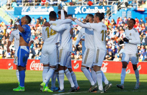 GETAFE - REAL MADRID 0-3 // FOTO Varane pentru Zid4ne! Real câștigă lejer în ziua în care Zinedine a celebrat 4 ani de la prima instalare la „Galactici”