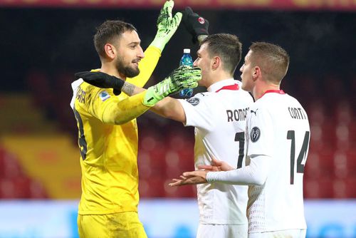 Benevento - AC Milan 0-2 // foto: Guliver/gettyimages